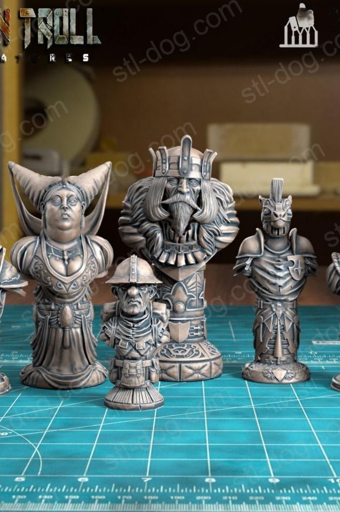 人类棋盘 (Human Chess set) 3D打印图纸